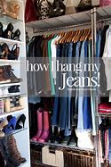 Image result for How to Hang Jeans