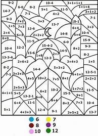 Image result for Math Color Pages