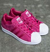 Image result for All White Adidas Superstar Shoes Pink