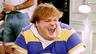Image result for Chris Farley Double Chin Smile