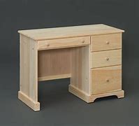Image result for Small Wood Student Desk with Drawers