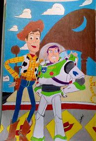 Image result for Woody and Buzz Art