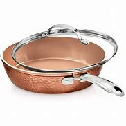 Image result for Gotham Steel 5-Piece Hamme Ti-Ceramic Nonstick Cookware Set - Rose Only