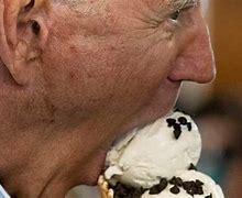 Image result for Biden with Ice Cream Cone