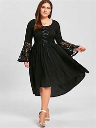 Image result for Plus Size Lace Top Dress