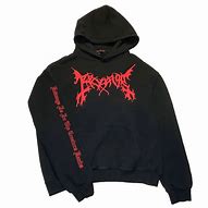 Image result for Black and Red Revenge Hoodie