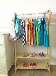 Image result for DIY Kids' Clothing Rack