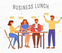 Image result for Lunch Meeting Cartoon