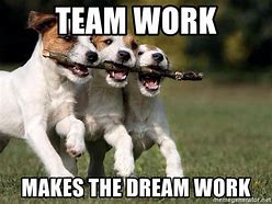 Image result for Teamwork Dream Work Meme