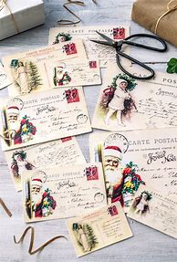 Image result for Vintage French Postcards Christmas