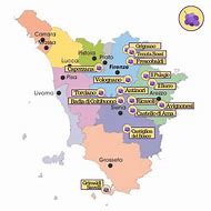 Image result for Tuscany Italy Wine Region Map