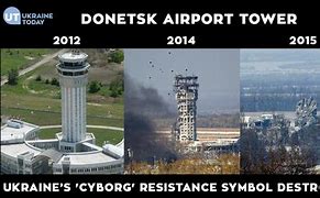 Image result for Donetsk Airport Before and After