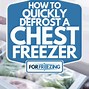 Image result for Defrosting Freezer Chest