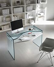 Image result for small glass desks