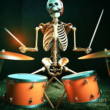 Image result for Skeleton Playing Drums