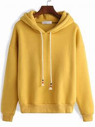 Image result for Plain Yellow Hoodie