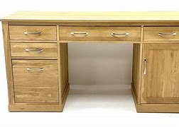Image result for Oak Pedestal Desk