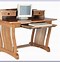 Image result for Unfinished Solid Wood Computer Desk