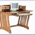 Image result for Solid Wood Desktop Computer Desk