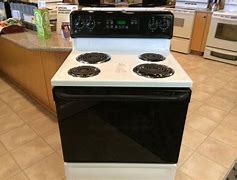 Image result for Black and White Freestanding Electric Range