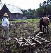 Image result for Native Wooden Harrow