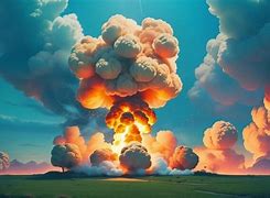 Image result for Atomic Bomb Explosion Drawing