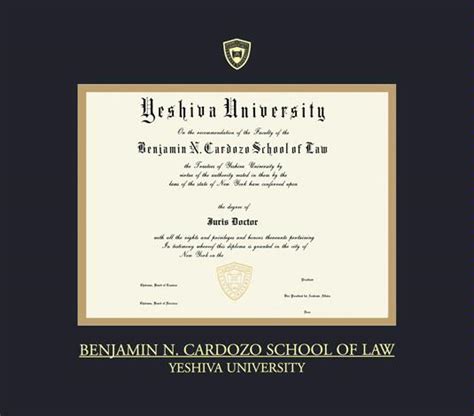 Custom Diploma Frames & Certificate Frames   Framing Success  Benjamin  