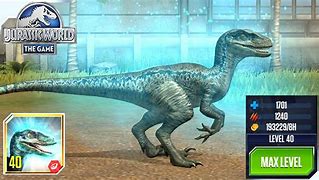 Image result for Jurassic World the Game Blue Velociraptor