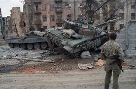 Image result for First Chechen War Tanks