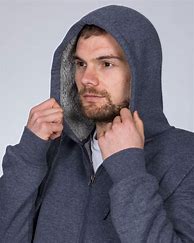 Image result for Men's Sherpa Lined Zip Up Hoodie