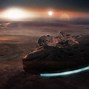 Image result for Star Wars Millennium Falcon in Space