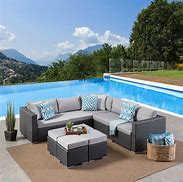 Image result for Outdoor Patio Furniture Sectional Sofa