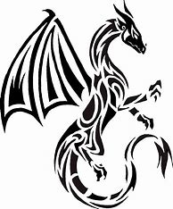 Image result for Easy to Draw Tribal Dragons
