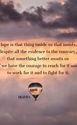Image result for Spiritual Quotes Hope