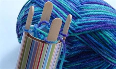 Winter craft  Make a French knitting machine   Kidspot