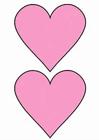 Image result for Pink Hearts to Print