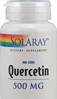Image result for Solaray (500 Mg) Quercetin On-Citrus) - 90 Capsules - Vitamins & Supplements - Vitamins