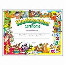 Image result for Kindergarten Award Certificate