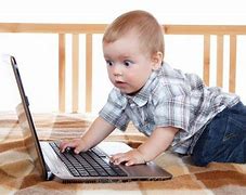 Image result for Babies Playing with Computers