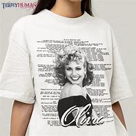 Image result for Grease T-Shirt Olivia Newton-John White
