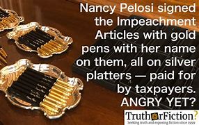 Image result for Pic Nancy Pelosi Pens