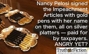 Image result for Pelosi Commemorative Pens