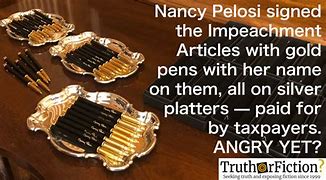 Image result for Nancy Pelosi Pens
