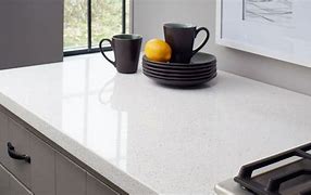Image result for Crystal Quartz Countertops White Kitchen