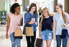 Image result for Girls Walking Mall