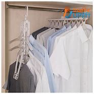 Image result for Space Saver Plastic Coat Hangers