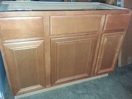 Image result for Dent and Scratch Wood Kitchen Cabinets