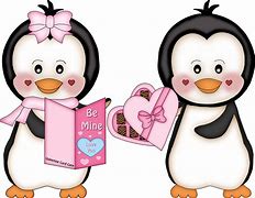 Image result for Penguin Valentine Clip Art