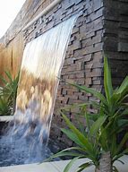 Image result for Waterfall Concrete Wall