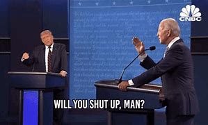 Image result for Trump and Biden Debate